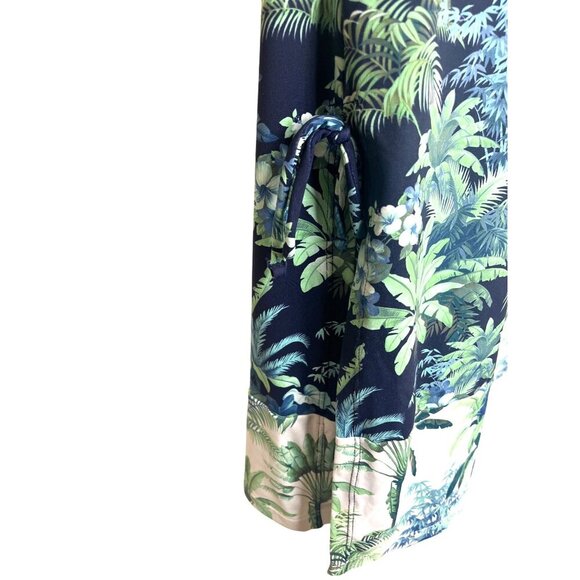 Tommy Bahama Art of Palms Hich Neck Romper Skort Dress UPF 50+ Women's Size XSM - Picture 6 of 11